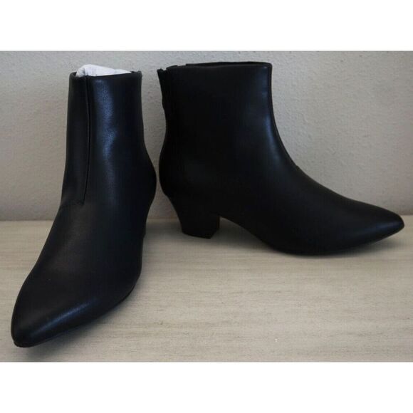 Clarks 261-67841 Women's Sz 7.5M Black Leather Teresa Ankle Boots - Picture 5 of 9